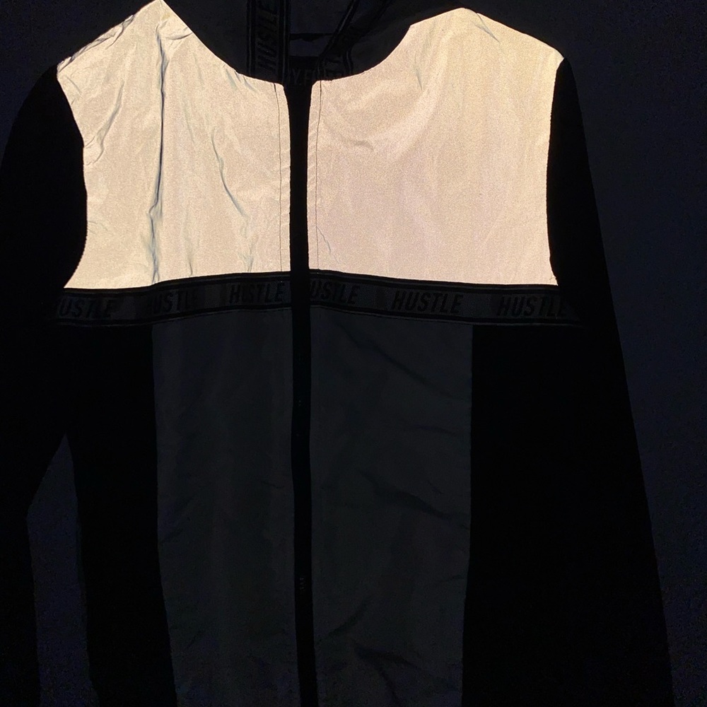 Five by five reflective windbreaker size kids large - Picture 2 of 3